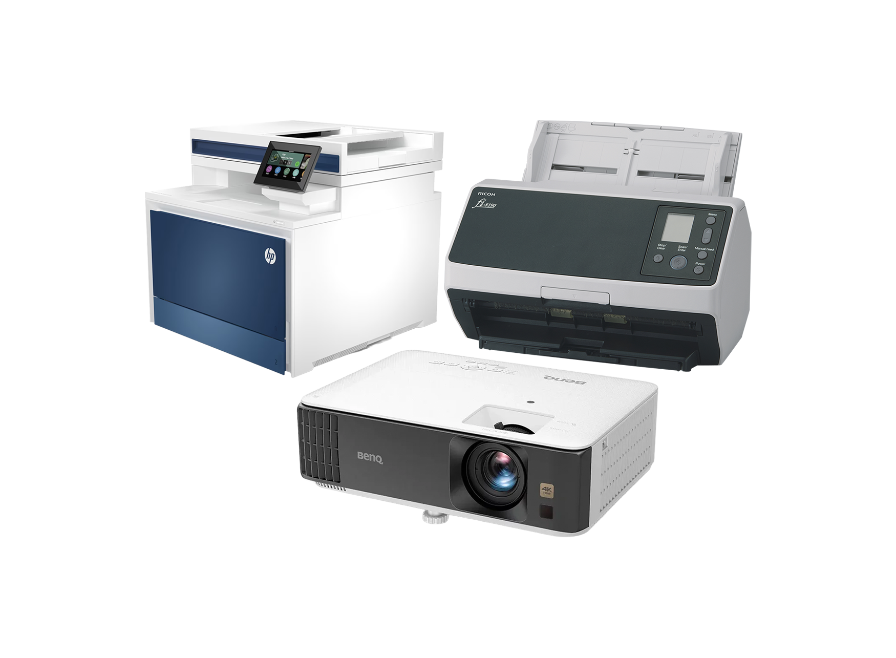 Printers, scanners and projectors